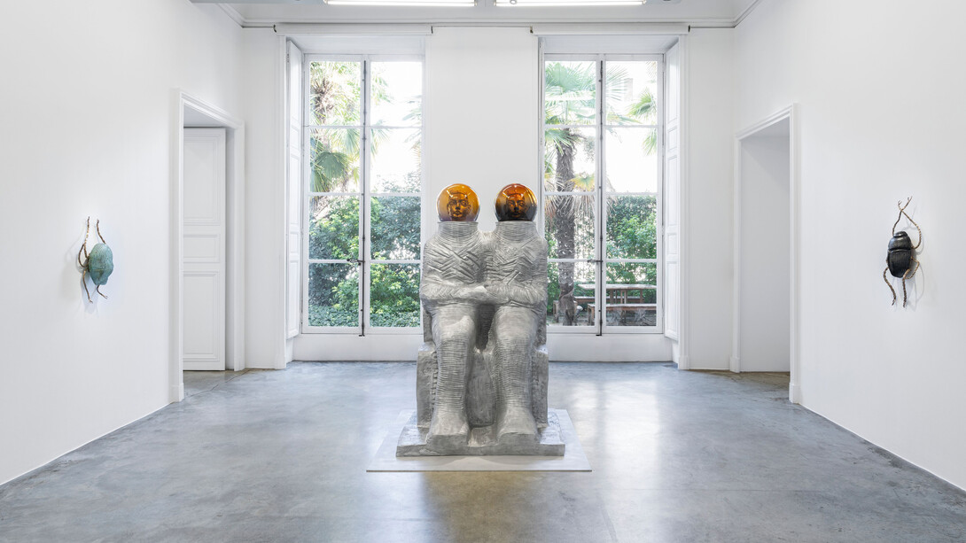Jean-Marie Appriou, Exonaut horizon, vue d'exposition. Courtoisie de la Galerie Perrotin