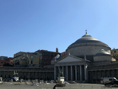 Piazza del Plebiscito, Napoles, Italia. Foto: Jorge M. Gonzalez