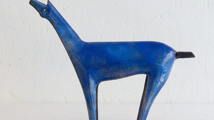 Smalto su rame di Gio Ponti anni '50. Collezione di Luciano Colantonio
