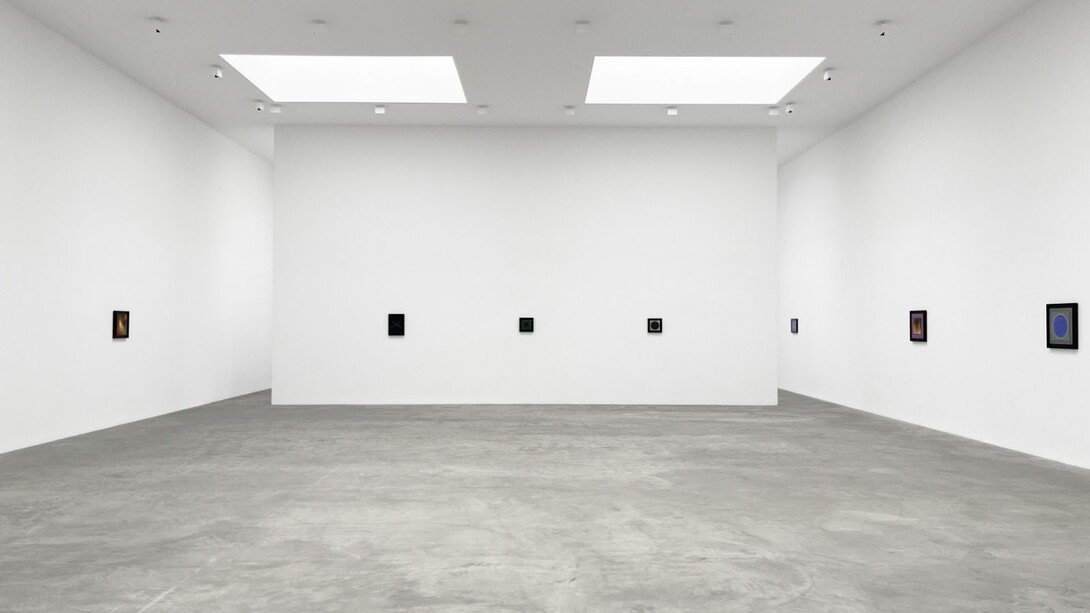 Jordan Belson, The cosmic view, exhibition view. Courtesy of Matthew Marks Gallery
