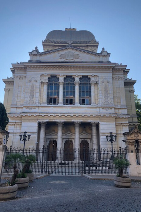 The project for the Tempio Maggiore (Great Synagogue) was selected by a competition