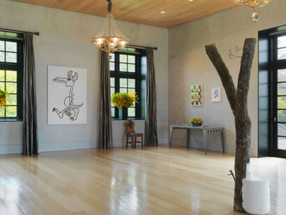 Joe Bradley, Oscar Tuazon, Michael Williams. Courtesy of Brant Foundation