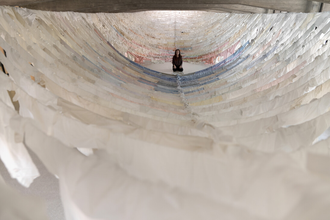 Kaarina Kaikkonen, Are We Still Going On?, 2012, Collezione Maramotti, Reggio Emilia, installation view, Ph. Dario Lasagni