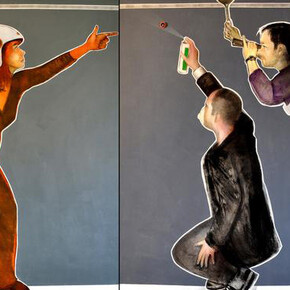 Dialogue. Courtesy of Ayyam Gallery