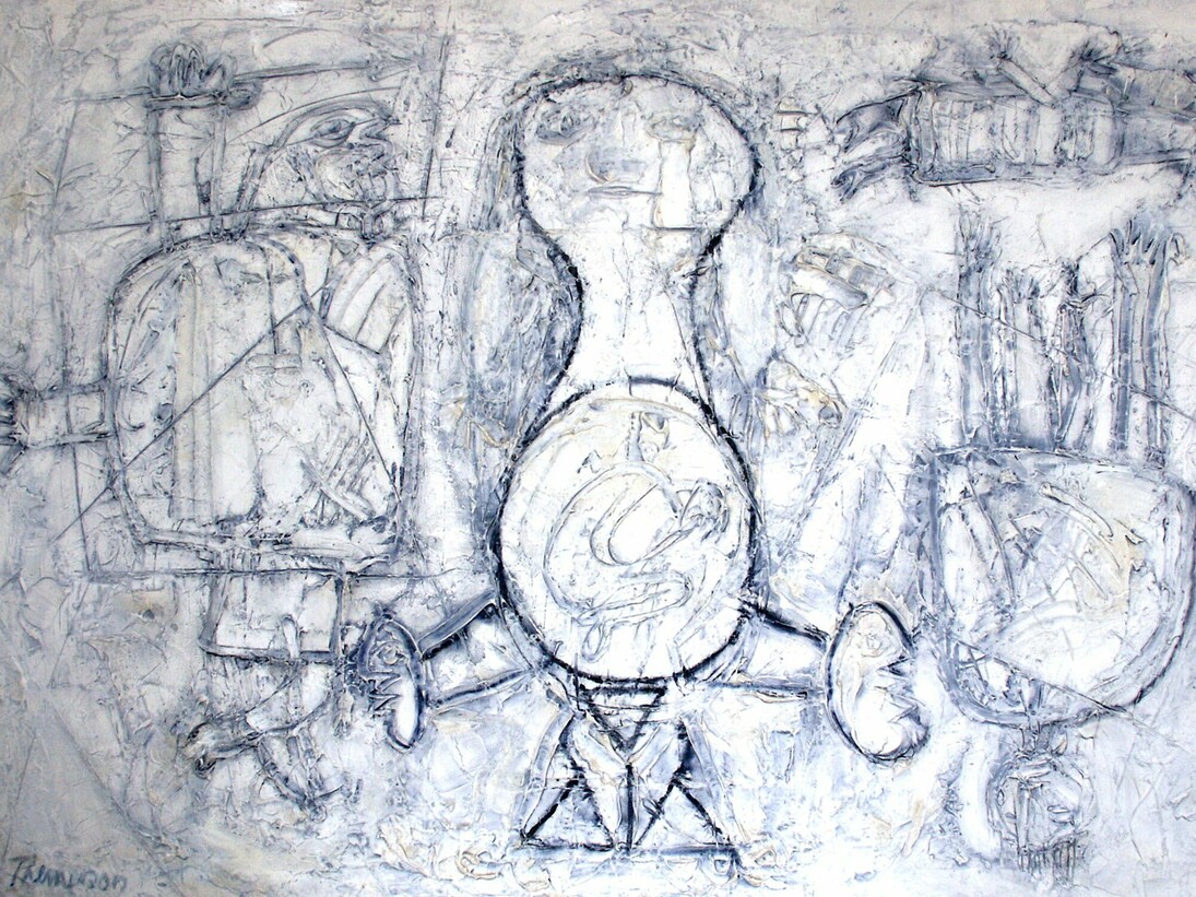 Coil Totem, c. 1972 © Themerson Estate, courtesy of l’étrangère