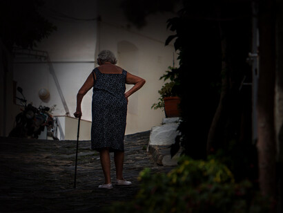 Nos esperaba en el porche y pasábamos un buen rato charlando