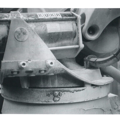 Sergio Breviario, Marmo umido, dettaglio, 2014, polaroid fuji film, 8,5 x 10,8 cm