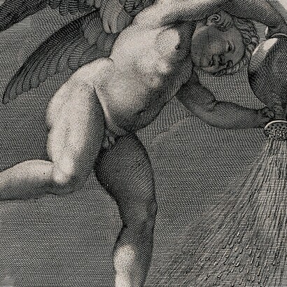 Lucifer (la estrella de la mañana), grabado de G.H. Frezza (1704)