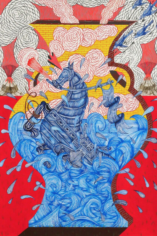 Andrew Schoultz. Courtesy of Hosfelt Gallery