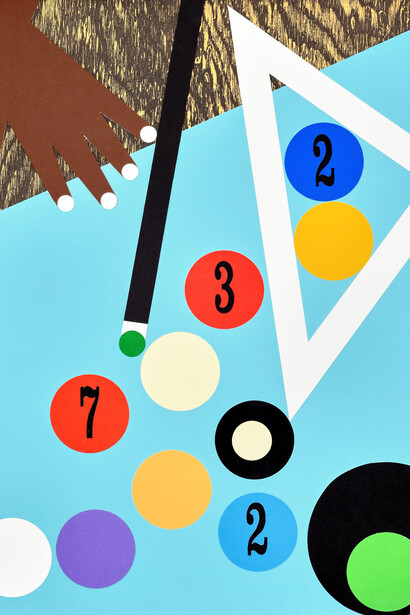 Nina Chanel Abney, Magic, 2024. Courtesy of Jeffrey Deitch Gallery