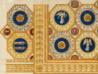 Soffitto del salone a Northumberland House
