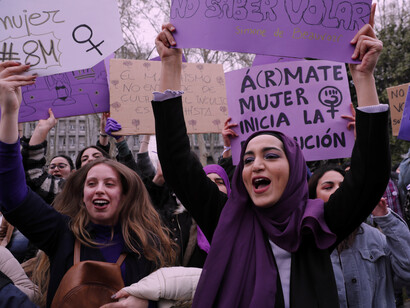 Marchas del día internacional de la mujer alrededor del mundo