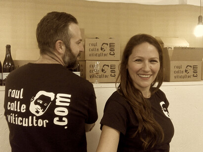Raúl y Laura Piñas © Raúl Calle Viticultor 