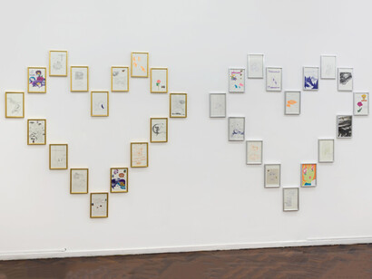 Nicolás Requena, Vida Espinosa, vista de exhibición. Cortesía de la Galería Moria