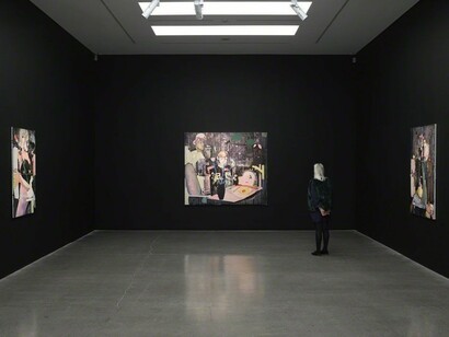 Magnus Plessen, The Skin of Volume, Exhibition view. Courtesy of White Cube