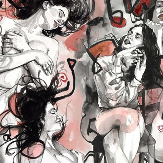 Brandon Boyd, Epine rouges, 2024. Courtesy of Taglialatella Galleries 