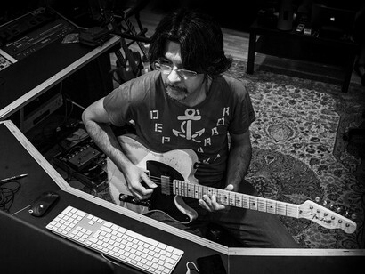 Marco Leo chitarrista degli Ujig