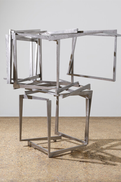 Jedd Novatt, Chaos Construccion III, 2018, 146 x 80 x 132cm. Courtesy Waddington Custot