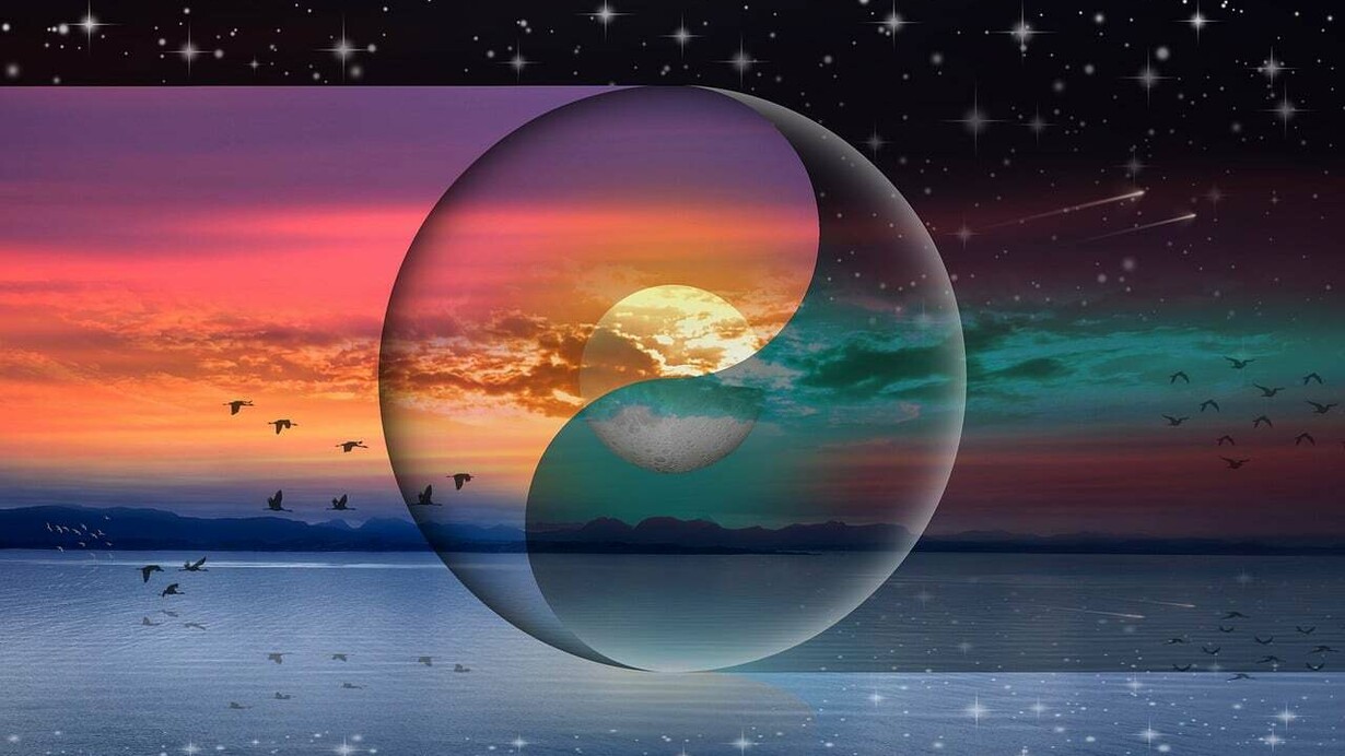 Yin e yang. Grazie all’equilibrio tra questi due opposti è possibile generare salute nel cosmo, sulla terra, nella società e tra gli esseri umani