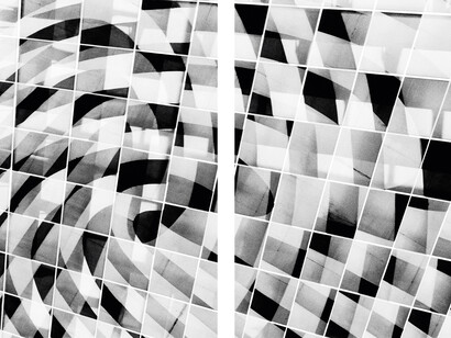 Olivier Dassault, Pictogramme, diptyque, 2015, 100 x 83 cm x 2 © Studio Olivier Dassault / Galerie Maeght, Paris