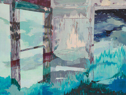Michelle Jezierski, Midnight Window, 2014, Oil on canvas, 140 x 160 cm  