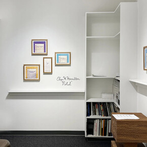 Elisa H. Hamilton, Noted, exhibition view. Courtesy of Gallery Naga