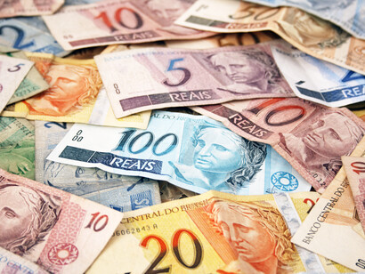 Brazil's reais, as they join the stage in global power
