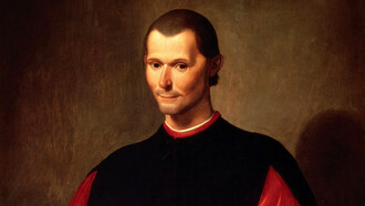 Santi di Tito, Retrato de Nicolás Maquiavelo (detalle)