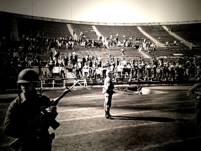El Estadio Nacional de Santiago de Chile