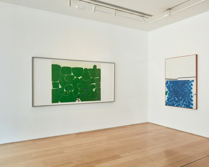 Victor Pasmore, Exhibition view. Courtesy of Marlborough Fine Art