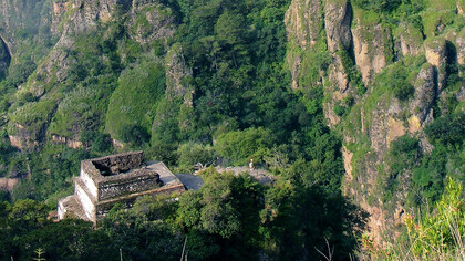 Pirámide de Tepoztlán, Morelos, México