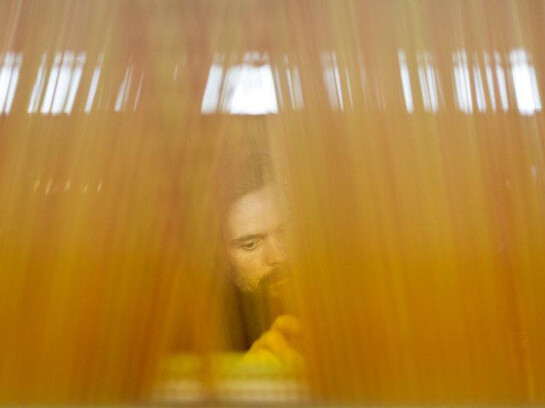 Jonas Bendiksen, A Weaver, Bradford, GB, 2013, Open for Business © Jonas Bendiksen, Magnum Photos