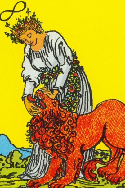 Cartão de Tarot da força