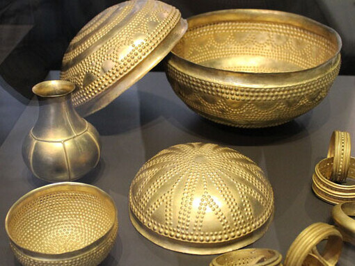 Tesoro de Villena. Cuencos de Axtroki, Museo Arqueológico Nacional de Madrid, España