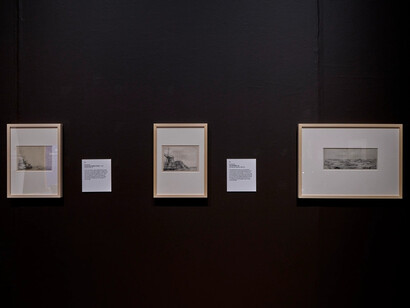 Rembrandt: masterpieces in black, exhibition view. Courtesy of Birmingham Museum