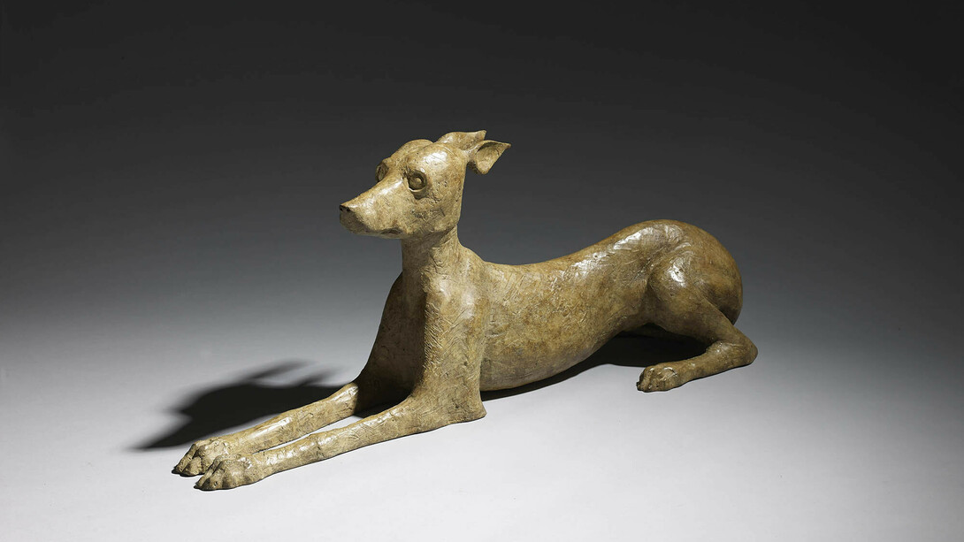 Anthony Scott, Study of Connla, 2014, Bronze, Edition 2 of 6, H: 39 x L: 88 x W: 27 cm
