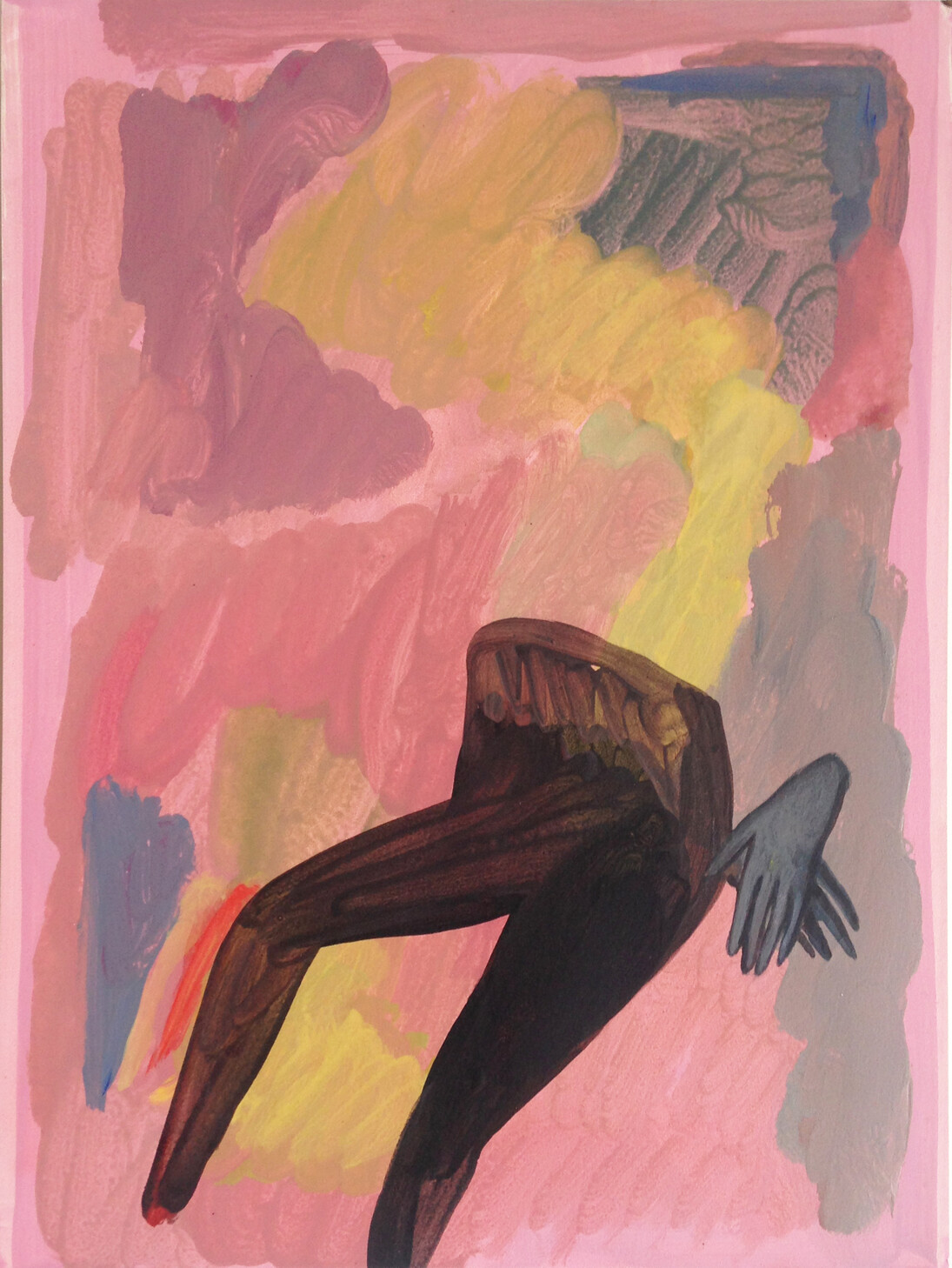 Eve Ackroyd, Paint by Number, 2014, gouache and watercolour on board, 27 x 33 cm APPROX.