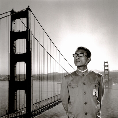 Tseng Kwong Chi, San Francisco, California, 1979, Silver Gelatin Print, 180 x 180 cm / 70 ⅞ x 70 ⅞ in.
Edition of 6
