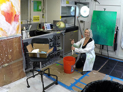 Lily Simonson: Painting the Deep. Courtesy of Harvard Museum of Natural History
