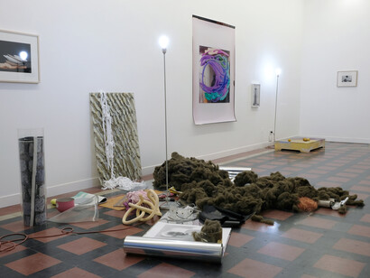 Peggy Franck, In a naked room, vista della mostra. Per gentile concessione del LabOratorio degli Angeli