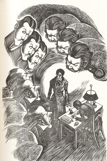 Fritz Eichenberg’s 1938 illustrations for Fyodor Dostoevsky’s Crime and Punishment
