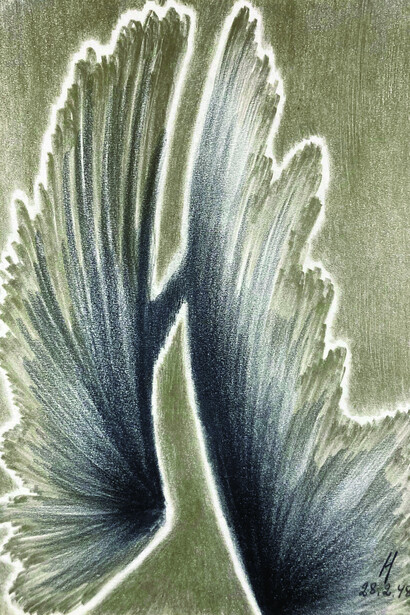 Aleksandra Ionowa, World situation: Finland-Russia 28.2.1948. Courtesy of Gallen-Kallela Museum