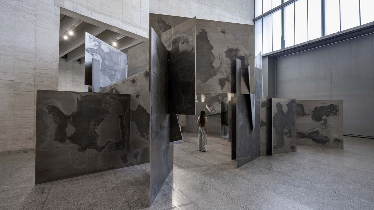 Ana Laura Aláez, Sculpture pavilion, exhibition view. Courtesy of MUSAC