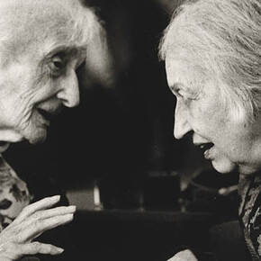 In mid-sentence. Courtesy of National Portrait Gallery