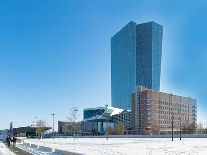 Sede della Banca centrale europea (BCE), Francoforte sul Meno, Germania