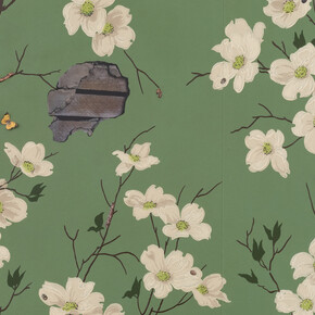 Genevieve Gaignard, Evergreen (he tears me to pieces), detail, 2024. Courtesy of Vielmetter Gallery