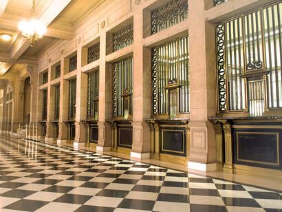 Interior del Banco Central de Chile