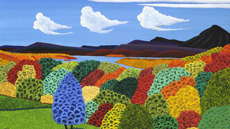 Jack Stuppin, Hudson River View from Olana
