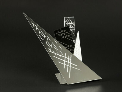 Paolo Gubinelli, Plexiglass engraving, cm 26 x 17 x 2, 2015