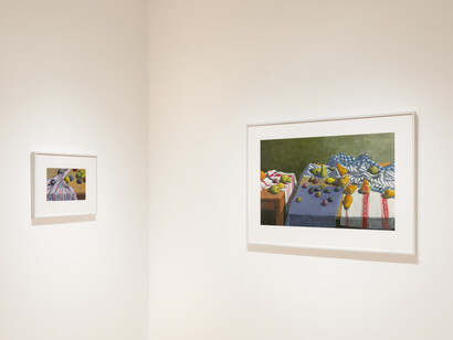 Paul Wonner, A bountiful feast, exhibition view. Courtesy of Paul Thiebaud Gallery